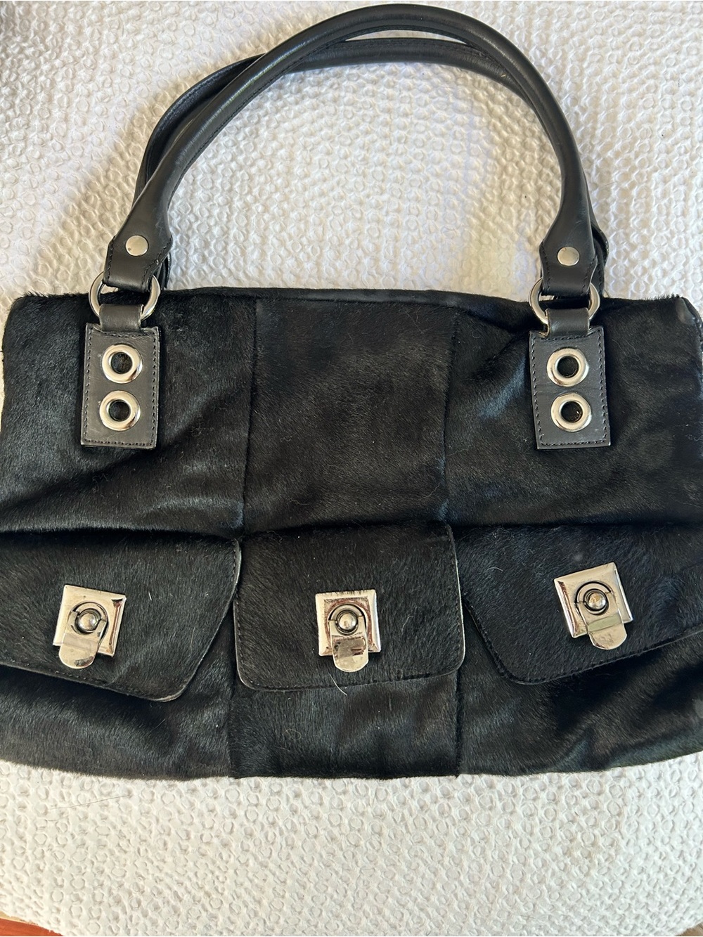 Black horse Hair Pocket Satchel – Women's Shoulder Bag vintage